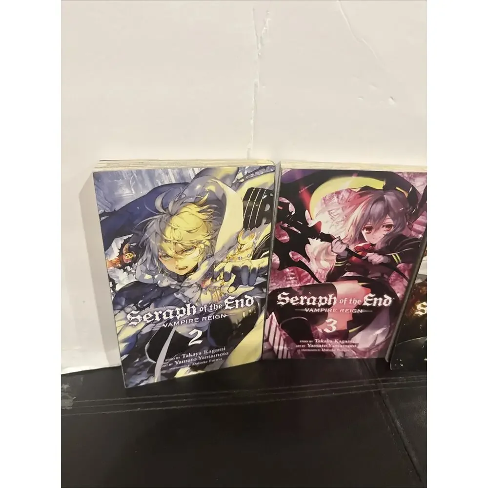 Lot of 3 Seraph of the End Vampire Reign Manga Volumes 2 3 4 English Paperback